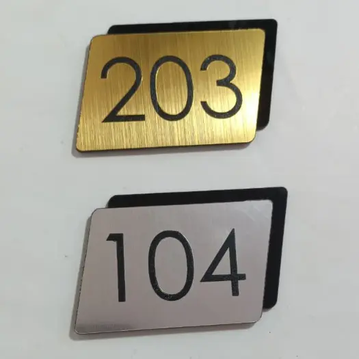 Placa Número Acrílico Apartamento Porta Números Escritório Loja