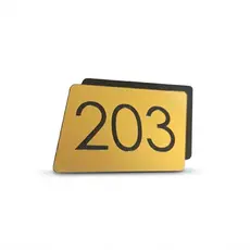 Placa Número Para Apartamento Porta Loja Casa Empresa Em Acrílico Espelhado