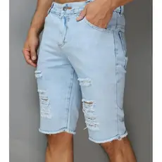 Bermuda Jeans Masculino Com Lycra Premium Promoção com lycra