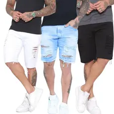 Kit 2 Bermudas Masculino Slim Premium C/ Lycra Promoção com lycra