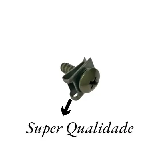 KIT  PARAFUSOS COM PRESILHA 5X16 PARA FIXAR CARENAGENS NEO/CRYPTON/FAZER