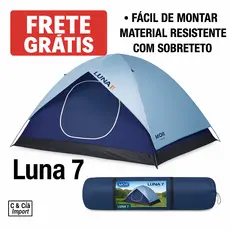 Barraca Camping Varios Tamanhos Lugares Luna Iglu Acampamento Sobreteto 3x3 Alt. 1,80