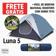 Barraca Camping Luna 5 Lugares Grande 5 Pessoas