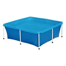 Piscina Estruturada 2000 Litros Azul Quadrada Mor Infantil