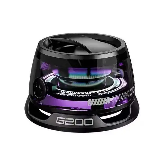 Caixa De Som LED Bluetooth magnético portátil atmosfera colorida RBG mini Speaker à prova d'água