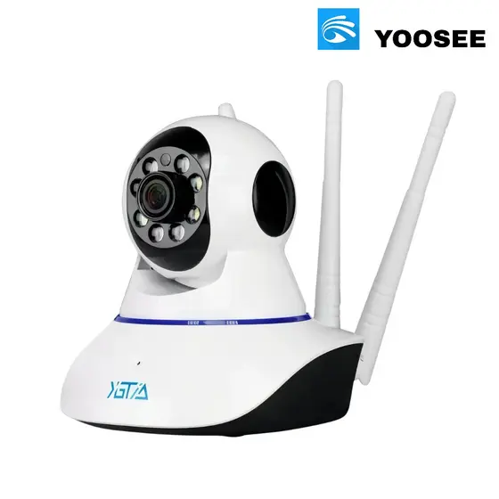 Camera Ip 3 Antenas Wifi Wireless 3° Geração Visão Noturna