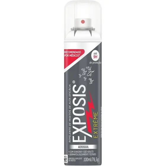 Repelente Exposis Extreme Aerosol 100ml com Icaridina