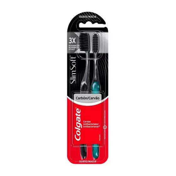 Escova Dental Colgate Slim Soft Black Macia