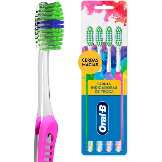 Escova Dental Oral-b Indicator Pack Família 4 Unidades nº35