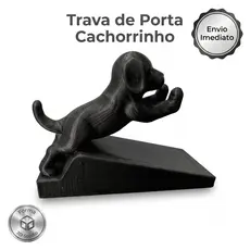 🐾 Trava de Porta Cachorrinho  – Charme e Segurança para o Seu Lar!