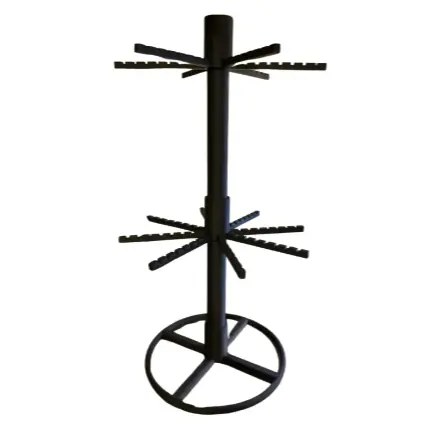 Suporte Expositor Giratório para 112 Chaveiros - Suporte de Balcão Premium em PETG Reforçado
