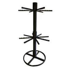 Suporte Expositor Giratório para 112 Chaveiros - Suporte de Balcão Premium em PETG Reforçado