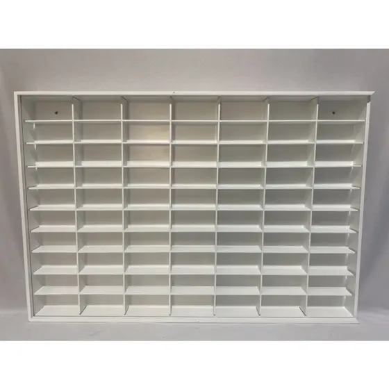 Expositor 70 Carrinhos Hotwheels em MDF Pintado Branco