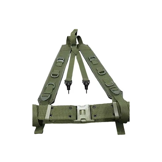 Kit Suspensorio E Cinto Na Verde Padrao Exercito Brasileiro