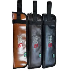 Capa Bag De Baquetas Batera Soft Case Em Eco Couro Super Luxo