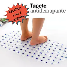 Tapetinhos de Banheiro para Box Tapete Antiderrapante Diversas Cores PVC Furado Ventosas