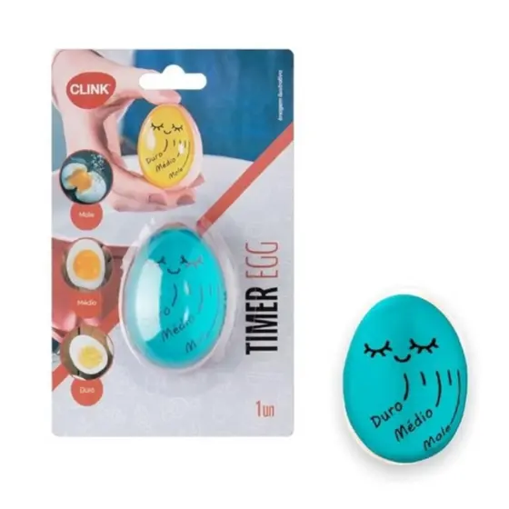 Timer De Ovos Em Silicone Gema Mole, Média, Dura