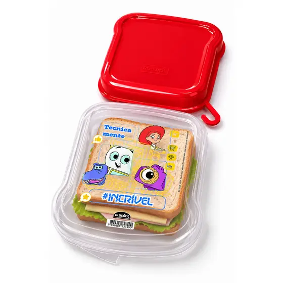 Porta Lanche Sanduicheira Toy Story Infantil em Plástico