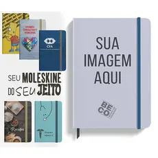 kits 3, 5 e 10 Cadernos tipo Moleskine personalizado Grande 21x14cm