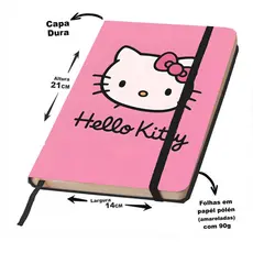 Caderno SKETCHBOOK HELLO KITTY para desenho e anotações