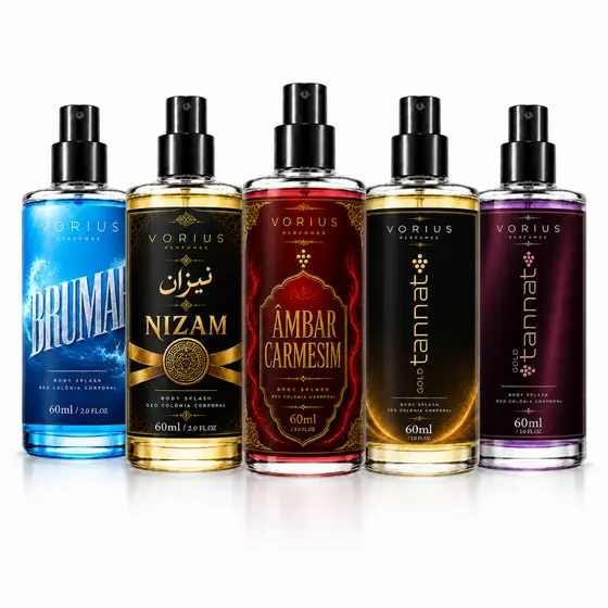 BODY SPLASH PERFUME MASCULINO PRESENTE ALTA FIXAÇÃO ARABE 60ML