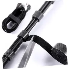 Rolo Fita Organizador De Cabos Fios 3m x 12mm de Velcro Multifuncional Fixador Abraçadeira