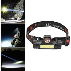 Lanterna de Cabeça Led COB Caminhada Pesca Ciclismo High Power COM IMÃ