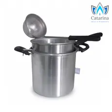 Kit Panelas com 3 peças em aluminio para derreter parafina fabricação de vela