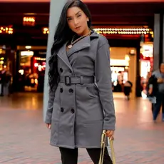 Casaco Moletom Sobretudo Feminino moda inverno Parka