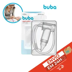 Aspirador Nasal de Sucção Nariz Entupido Alivio Imediato com Estojo Higiênico Infantil Bebê Buba