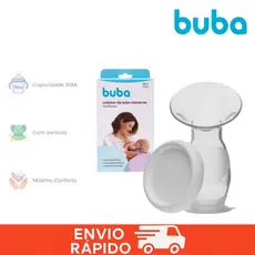 Coletor De Leite Materno Em Silicone 90ml Com Ventosa Buba Amamentação Armazenamento Com Segurança