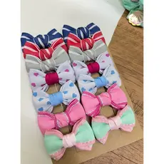 kit 14 laços Laços Infantil Presilhas Bico De Pato