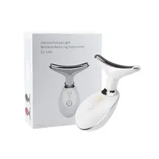 Massageador Facial Rejuvenescedor Intense Pulsed Cor Branco Com Luzes