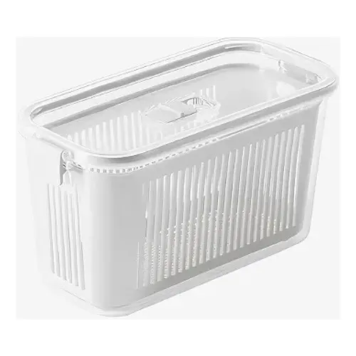Pote Retangular Branco Paramount Plasticos 1700ml
