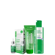 Kit Limpeza Facial para Peles Oleosas Dermachem 3 produtos