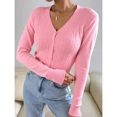 Liuhan Modas Casaco Blusa modal manga longa com detalhes feminina grosso design inverno lã suéte detalhes estampada liso