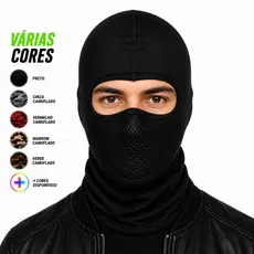 Balaclava Touca Ninja Moto Máscara Motoqueiro Motoboy Protege Do Sol Máscara Térmica Resistente