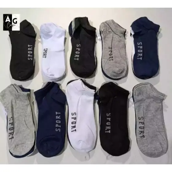 Kit 24 Pares Meia Soquete Cano Curto Algodão Masculina Promoção