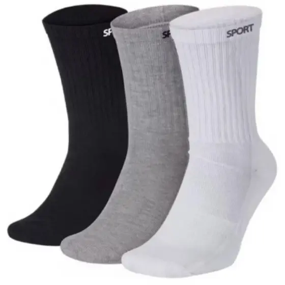 Meias masculina SPORT Algodão cano alto/longo