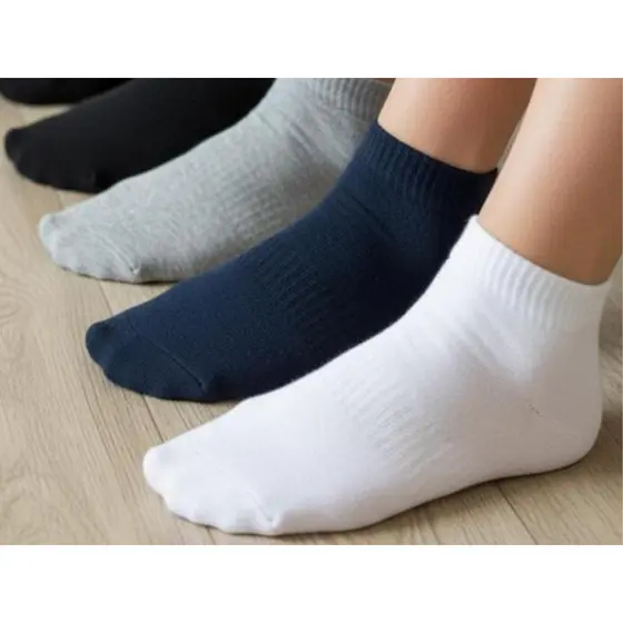 Meias soquetes atoalhada 75% algodão kit com 3 pares