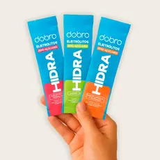 Eletrólitos Zero Açúcares Hidra Caixa Com 10 Sachês - DOBRO