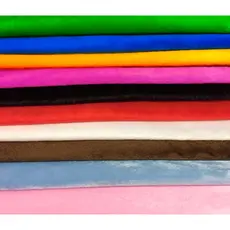 Tecido Velboa Pelúcia Soft Varias Cores Pelo Baixo 0,5x1,50m de Largura 100% Poliester PROMOÇÃO