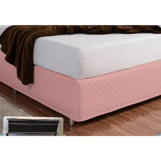 Saia Box Cama Casal Matelado Varias Cores Promoção