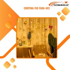 Cortina de Led Diversos 4x3 para o Natal PRONTA ENTREGA