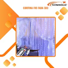 Cortina Led 3x3 Metros Festa Casamento Eventos Natal Iluminação Natal Ano Novo