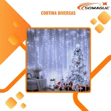 Cortina Led Luz Cortina 8 Função Controle Romântica Para Casamento De Natal Ao Ar Livre