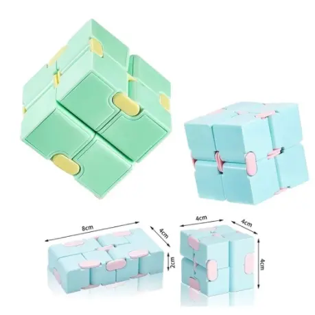 Cubo Magico Infinito Mini Dedo colorido Lembrancinha Infinity Cube Brinquedo Anti Estresse Autismo