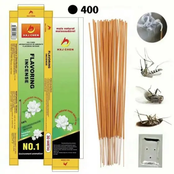 Kit 90 Palitos Incenso Repelente mata mosquito /moscas kit com 3 caixas Fragrância Osmanthus AA