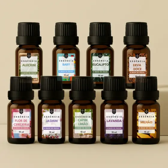 Essência Para Umidificador 15ml a Base de Água - Difusor, Aromatizador, Cosméticos
