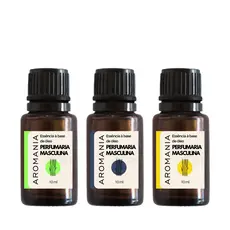 Kit 03 Essências Perfume Masculino Importado a Base de Óleo 10ml - Escolha a Sua
